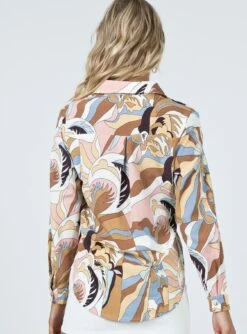 Princess Polly Effie Shirt Brown Multi -Princess Polly Sales 4 4259e452 3e79 44b6 86cd b203e5bd79fa