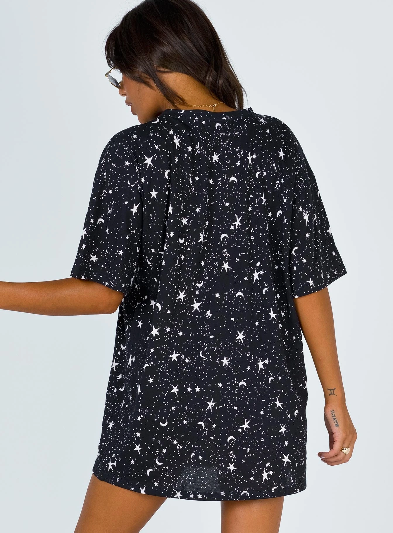 Motel Cosmos Sunny Kiss Dress Black Cosmos 4 Motel Cosmos Sunny Kiss Dress Black Cosmos - Image 4