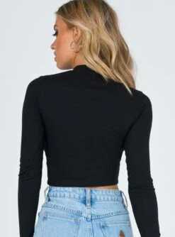 Princess Polly Carenza Top Black -Princess Polly Sales 4 640293fd 8857 4ba8 af6a 888f1137bc68
