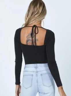 Princess Polly Claire Bodysuit Black -Princess Polly Sales 4 6bb43553 281b 4843 ac5c 3b674b17fba9