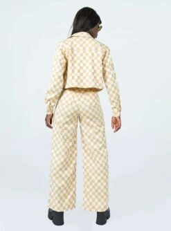 Princess Polly In Check Denim Jeans Beige 10 Princess Polly In Check Denim Jeans Beige -Princess Polly Sales 4 7e5ca8ce a46a 4ae9 9ab7 1c6b57e5b5de