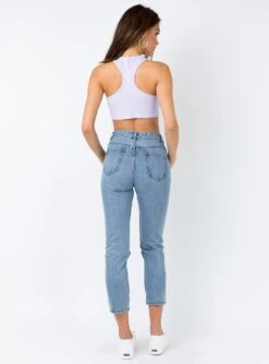 Gemini Mom Jeans Pale Blue 9 Gemini Mom Jeans Pale Blue -Princess Polly Sales 4 97 276