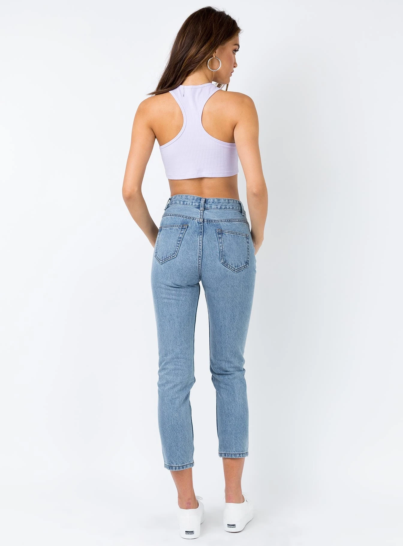 Gemini Mom Jeans Pale Blue 5 Gemini Mom Jeans Pale Blue - Image 5