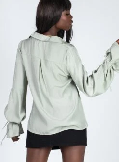 Princess Polly Forbidden Shirt Sage -Princess Polly Sales 4 d18e09b0 114c 4d09 88b3 46b763b66ff2