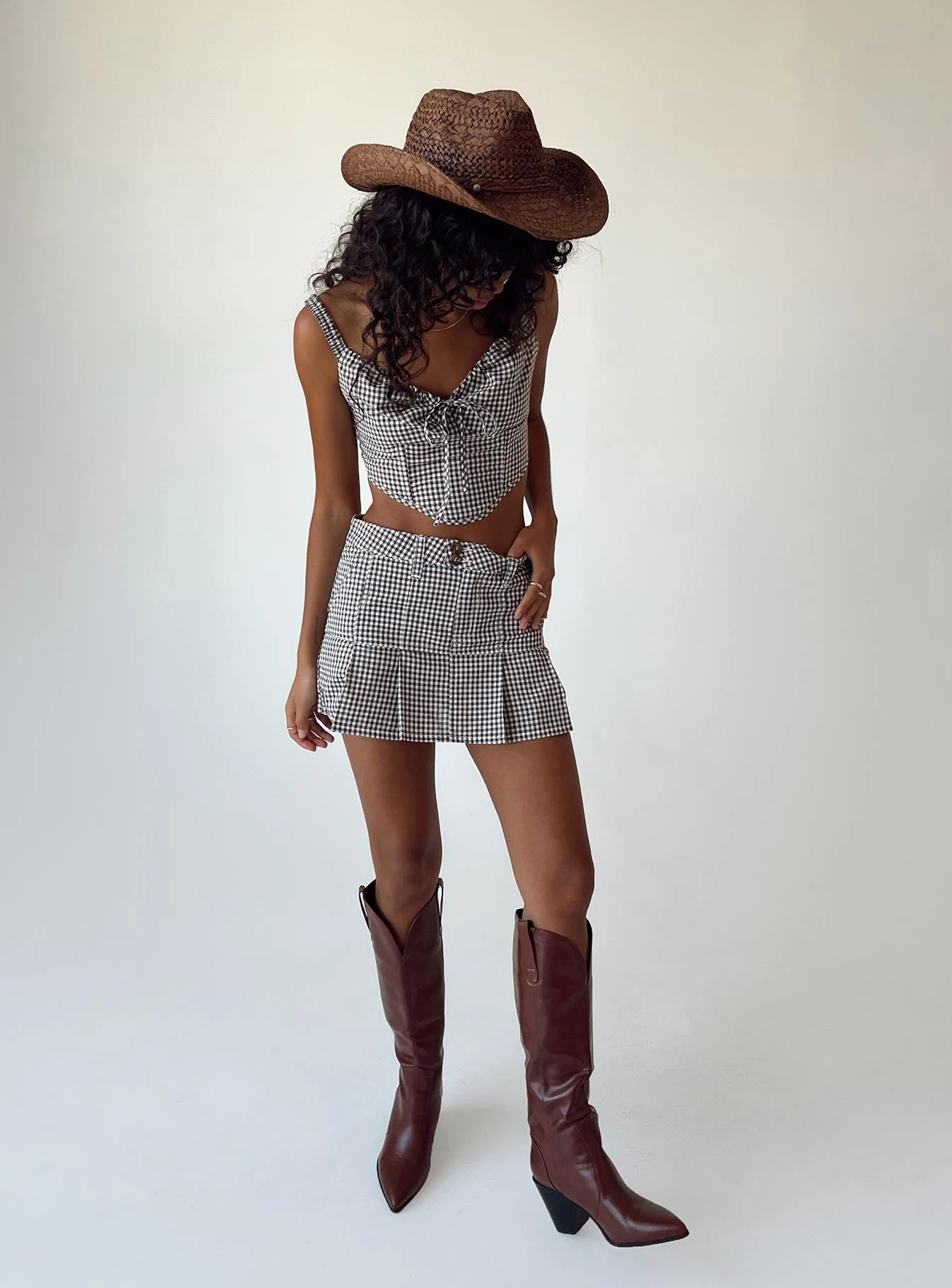 Princess Polly Alton Check Corset Multi 6 Princess Polly Alton Check Corset Multi - Image 6