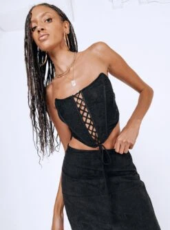 Princess Polly Eilian Corset Black