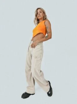 The Ragged Priest Ignite Vest Orange / Yellow -Princess Polly Sales 5 modelinfo cathlin us2 6e8b39f7 4bd6 43f6 b7c2 d30b12f8b166