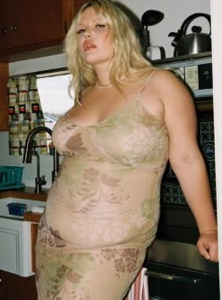 Down For The Ride 90's Slip Maxi Dress Multi Curve -Princess Polly Sales 6 modelinfo Krysten us16