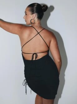 Playa D'en Bossa Mini Dress Black 13 Playa D'en Bossa Mini Dress Black -Princess Polly Sales 6 modelinfo mikayla us8 ff640721 778f 4d5a bd29 ca179875ee58