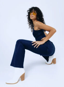 Princess Polly Buckley Denim Jeans Blue -Princess Polly Sales BuckleyDenimJeansBlue 3