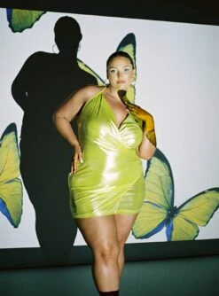 Energised Mini Dress Green Curve -Princess Polly Sales C Energised Mini Dress Green 7 copy