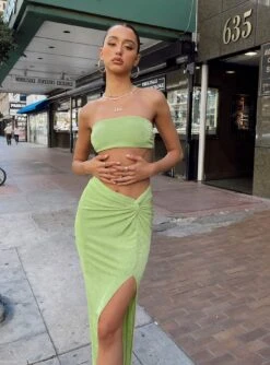 Princess Polly Karley Twist Set Green -Princess Polly Sales Karley Twist Set Green 2