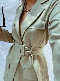 Steinway Mini Dress Green -Princess Polly Sales amberharrelsonn Steinway Mini Dress Green US2